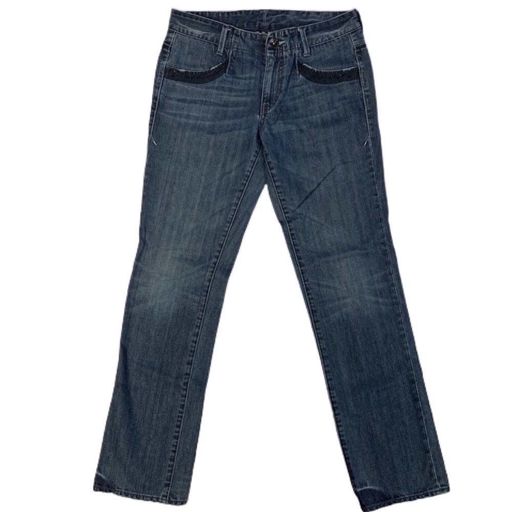 Armani X Exchange Dark Wash Straight Leg Jeans